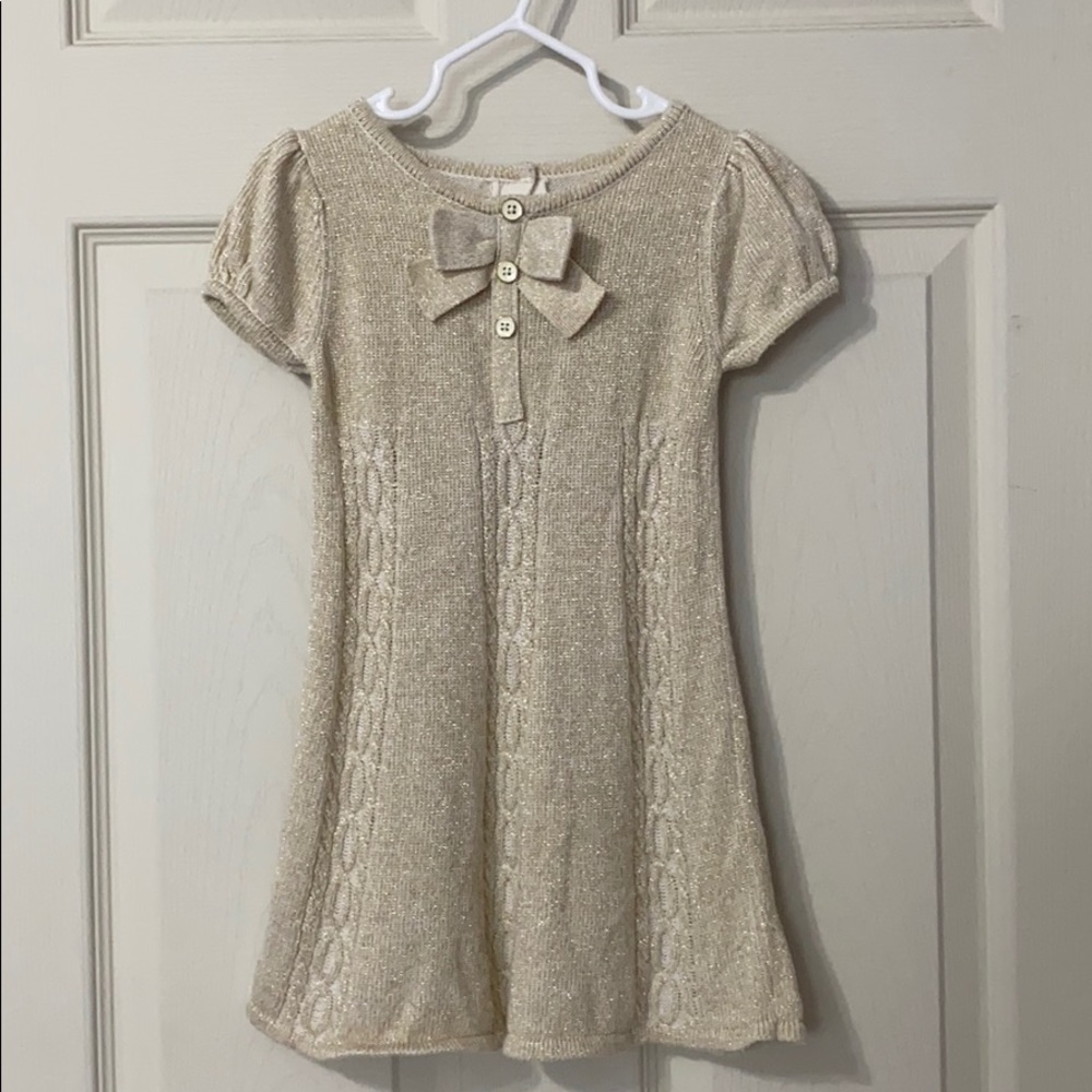 Gymboree gold knit dress - Size 2T